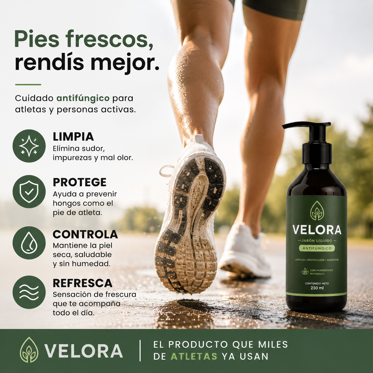 Jabón Antifúngico Velora - Chau Pie de Atleta